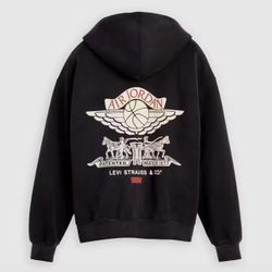 Nike Jordan x Levi’s Full Zip Hoodie (Size Large)