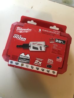 Milwaukee hole saw kit