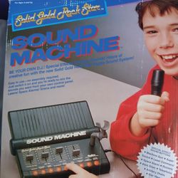 Playtime Solid Gold Rock Star Sound Machine, Rare
