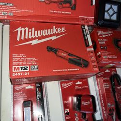 Milwaukee Tools All Brand New 