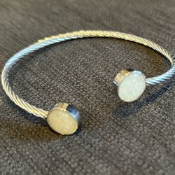 Beach bangle bracelet (contains beach sand in bracelet)