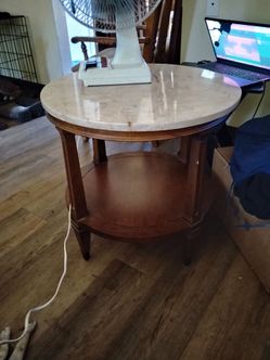 Marble top table