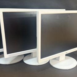 Three LG 24” LED Monitor