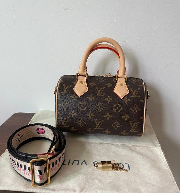 Louis Vuitton Monogram Speedy 20 Shoulder Bag