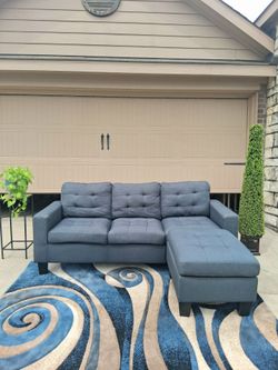Gray Sectional Couch- Free Delivery