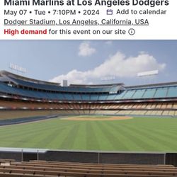 Dodger game tickets May 7th Mexican Heritage Event