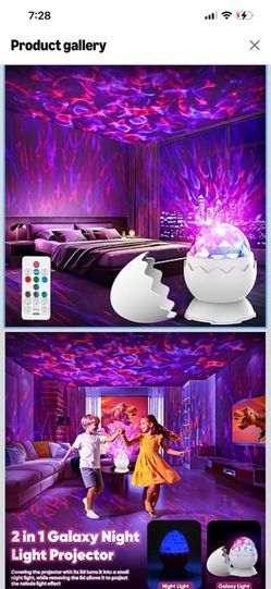 Galaxy Projector for Bedroom, Nebula Galaxy Night Light Projector with Timer and Remote,Gift for Kids Adults for Ceiling,Birthdays,Christmas,Valentine
