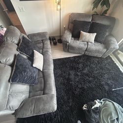 2 reclining sofas $650 OBO