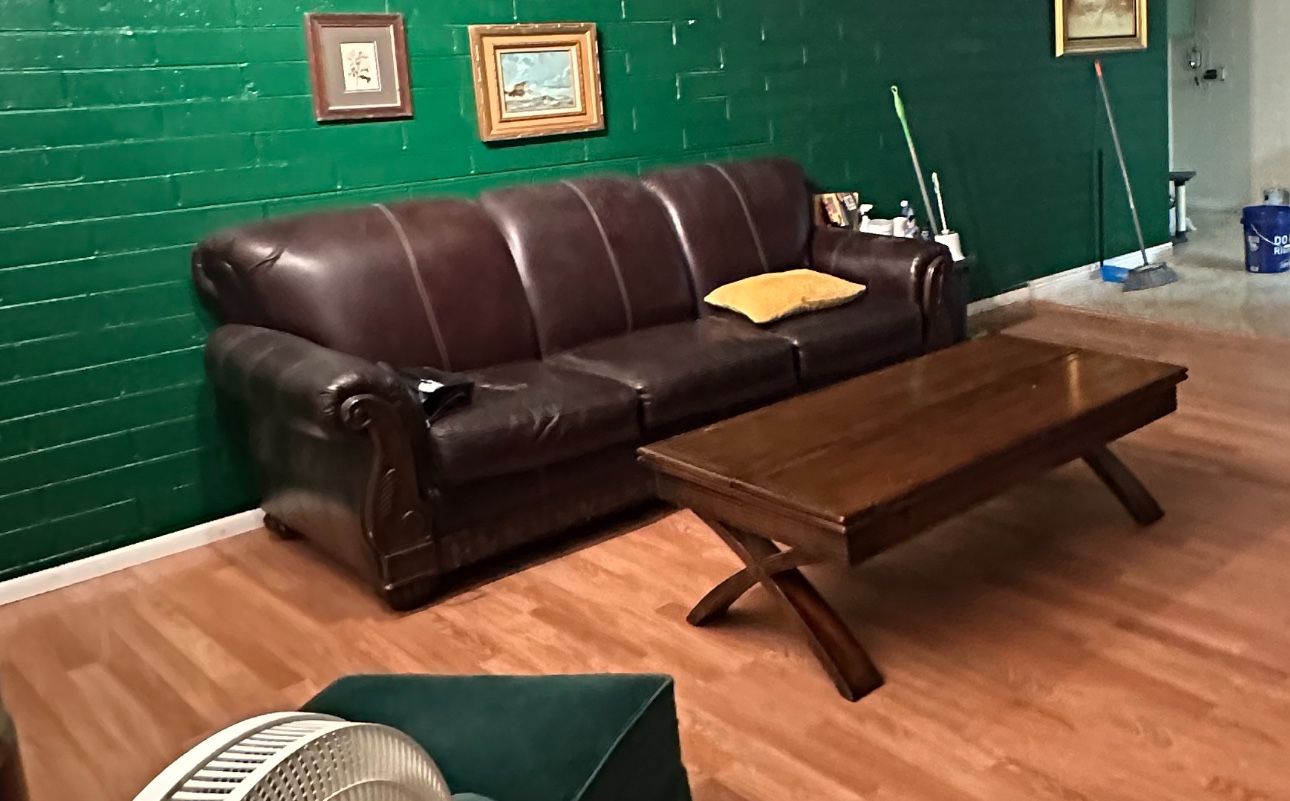 Leather Couch 