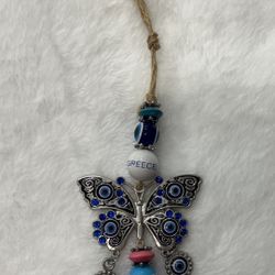 Metal Evil Eye Wall Decor - Traditional Turkish Nazar Boncugu Protection Symbol 