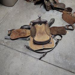 6 Horse Saddles