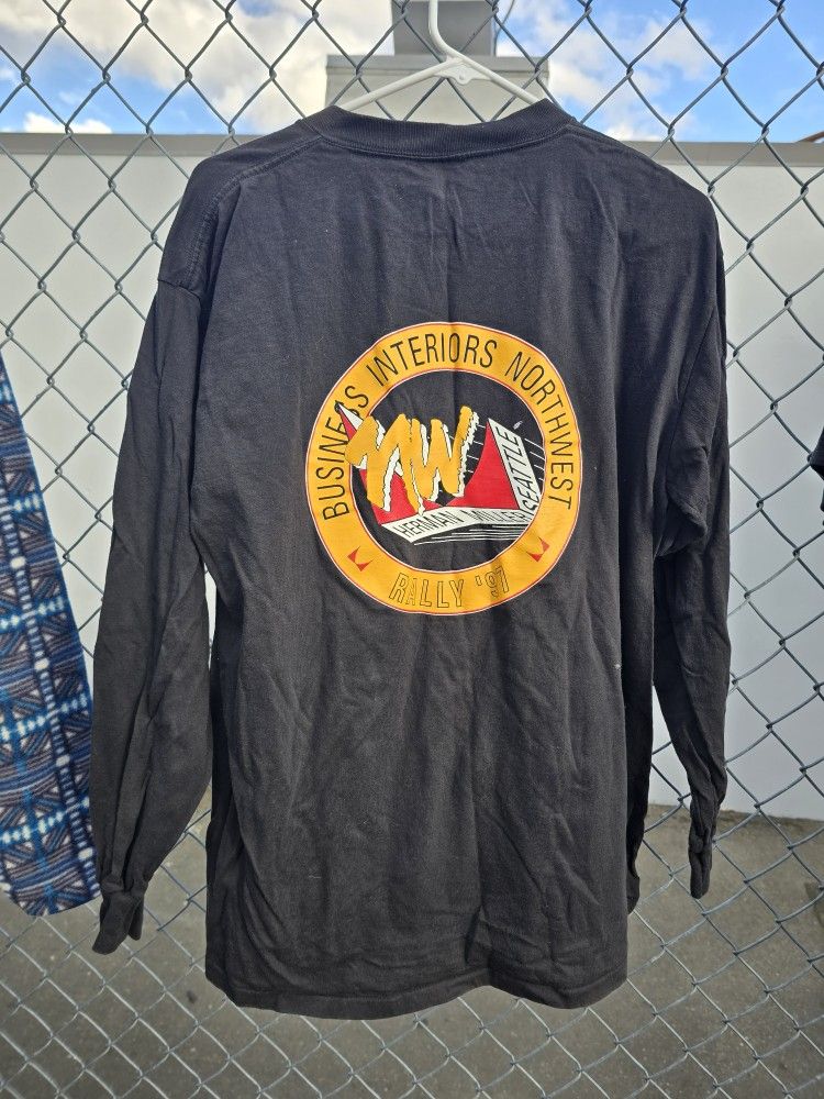 Vintage northwest interior herman miller long sleeve size, large
