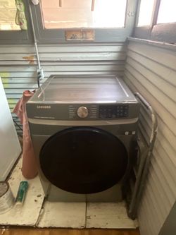 Samsung 7.5 Cu. Ft. Smart Gas Dryer – Steam Sanitize+ – Platinum