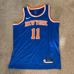 New York Knicks Brunson #11 Finals Blue NBA Jersey