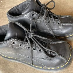 Vintage Dr. Martens Air Wair Women’s Club Ankle Boot, Black, Size 5