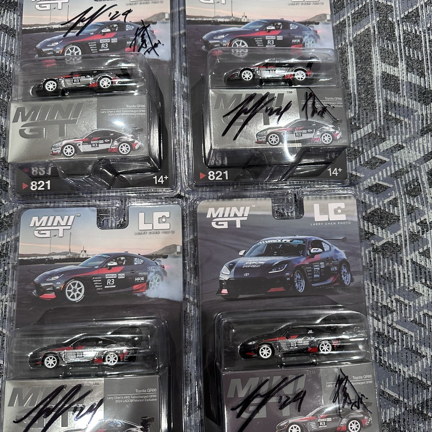 Mini Gt Gr86 821/820 Signed By Larry Chen for Sale in Los Angeles