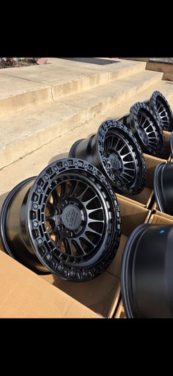 17" LOCK Mojave black on black 17x9 -12 offset