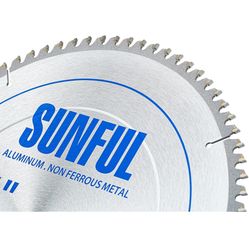 10-Inch 80 Tooth TCG Saw Blade with 5/8-Inch Arbor for Aluminum and Non Ferrous Metals (10" 80T)