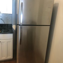 Brand New Frigidaire Top Freezer Refrigerator in Stainless Steel