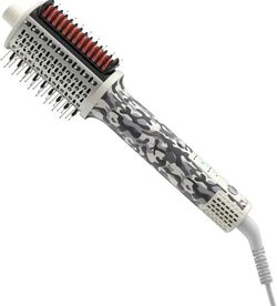 Blow Dryer + Straightening Hair Brush Dual Mode, Hot Air Brush with 110000RPM