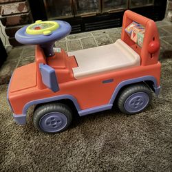 Bluey Ride-On Push Car