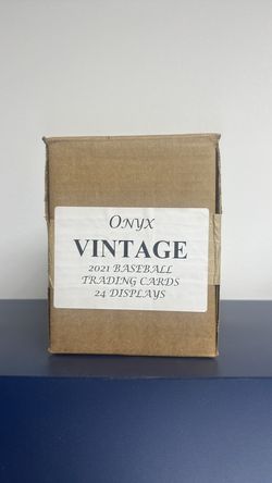 2021 Onyx Vintage Baseball 24 Box Factory Sealed Case