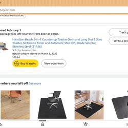 Hamilton Beach 2-in-1 Counter Top Toaster Oven