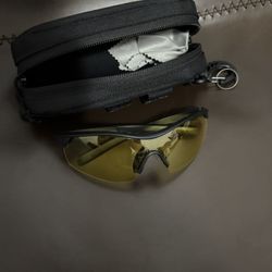 Sunglasses with Molle case.