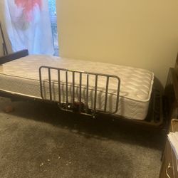 Hospital Bed, Walker, and Table 