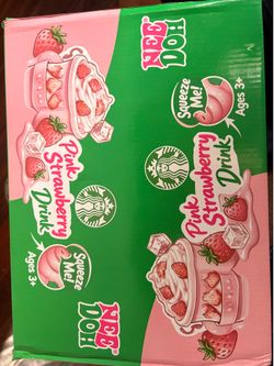 Nee doh Starbucks pink strawberry  drink
