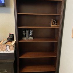 Santa Fe bookcase Stone Inserts At Top