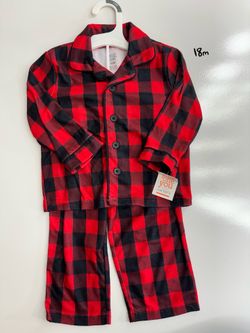 Red plaid pjs