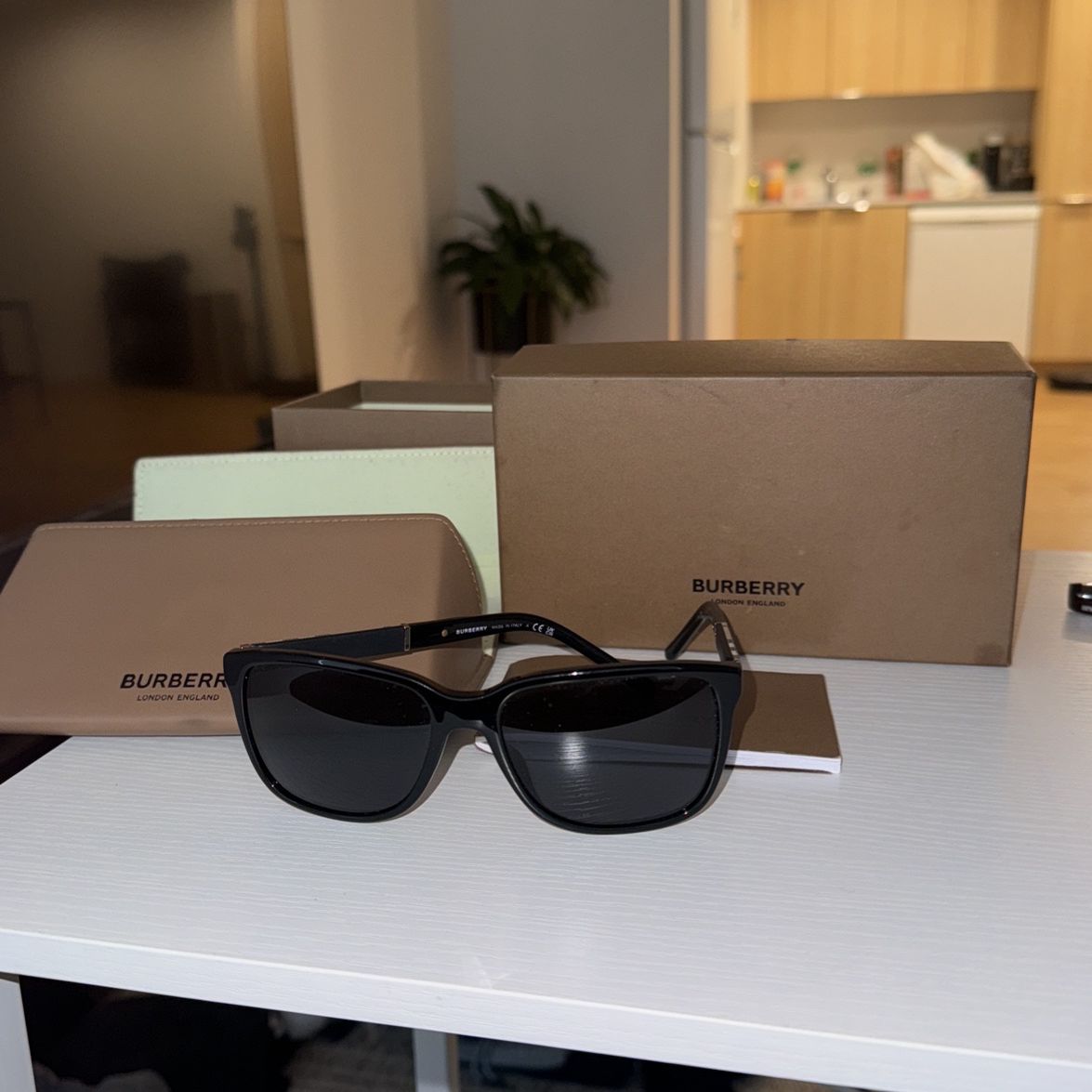 Burberry Men’s Sunglasses With Case And Original Box 