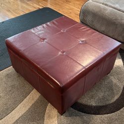 Red Ottoman