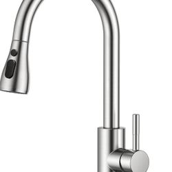 New  Kitchen Faucet Stainless Steel 304 Water Tap Modern Kichen Kitchen Taps Pull Out Sprayer Kitchen Mixer Sink Faucets
