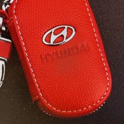 Leather Hyundai Key Cover
