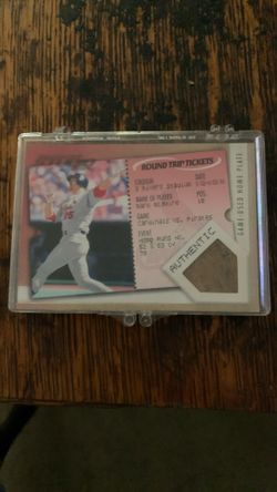 2001 Donrus Studio Mark McGwire Rt-1 Round Trip Ticket