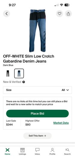 Off White Jeans “Gabardine”