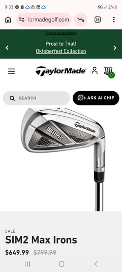 TaylorMade SIM2 Max Irons