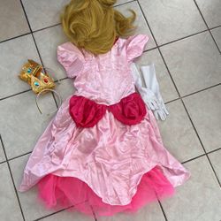 Princes peach girls costume