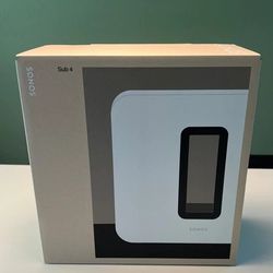 Brand New Sonos Sub Wireless Subwoofer White Color - (Gen. 4)