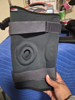 Support hinged knee brace