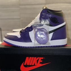 Jordan 1 Court Purple 2.0 DS OG ALL sz 11