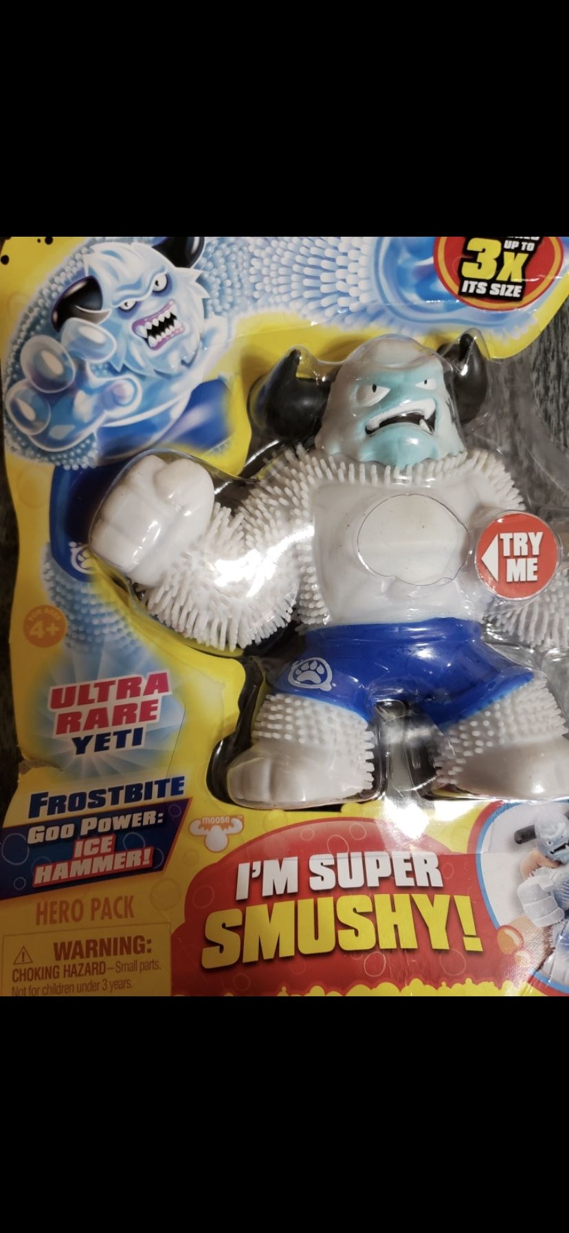 Heroes of goo jit zu ultra rare frostbite yeti moose new