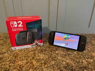 Nintendo Switch 2 256GB System with Games (Mario Kart World, Street Fighter 6, Skyrim,Mortal Kombat)