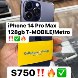iPhone 14 Pro Max 128gb T-Mobile/Metro 
