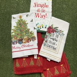 CHRISTMAS HAND TOWELS ALL $5 