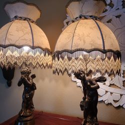 Large Vintage  Lamps