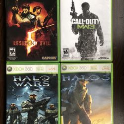 4 XBOX 360 Games