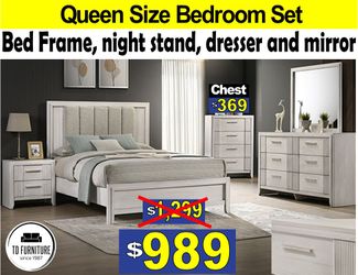 Queen bedroom set